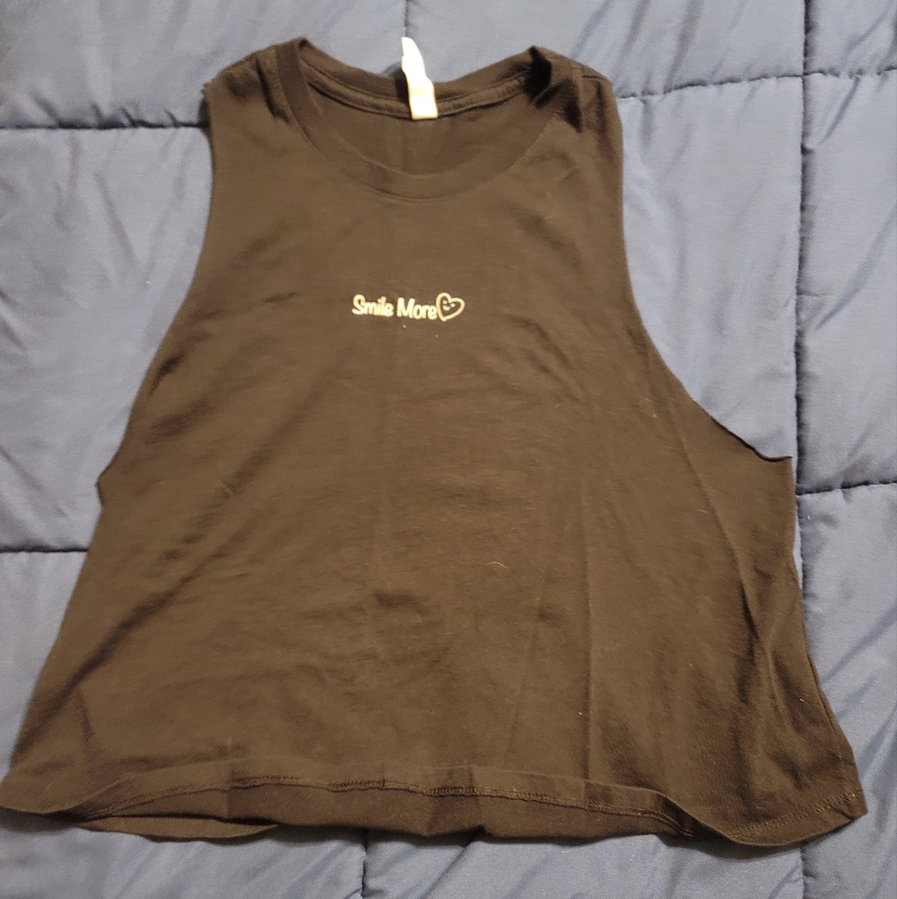 Black crop top